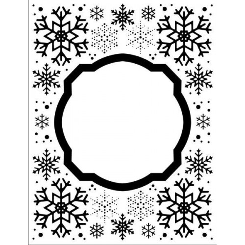 Eve's Snowflakes Embossing folder EF-096